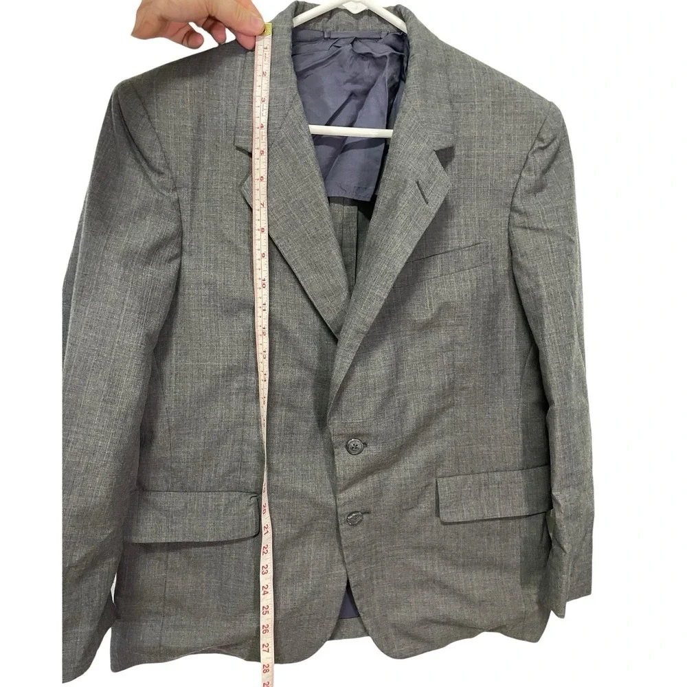Boardroom Collection x Hickey Freeman 42R‎ Grey Blazer Two Button Professional
